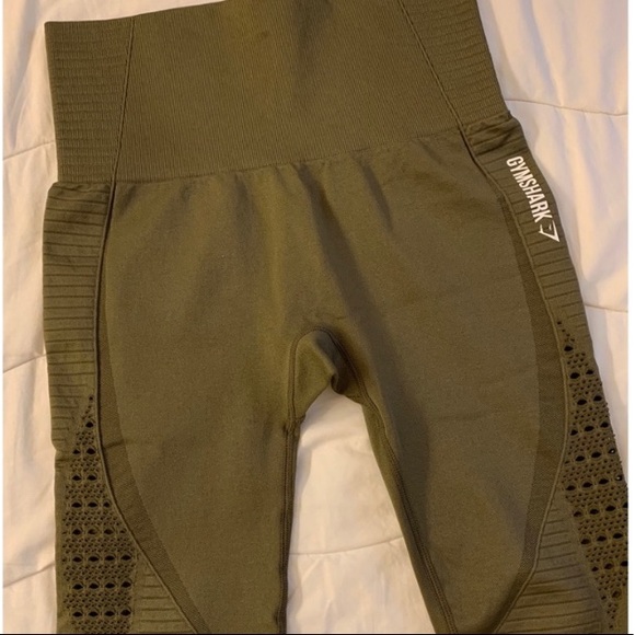 Gymshark Seamless High Waisted Cropped Leggings-S - Picture 3 of 3